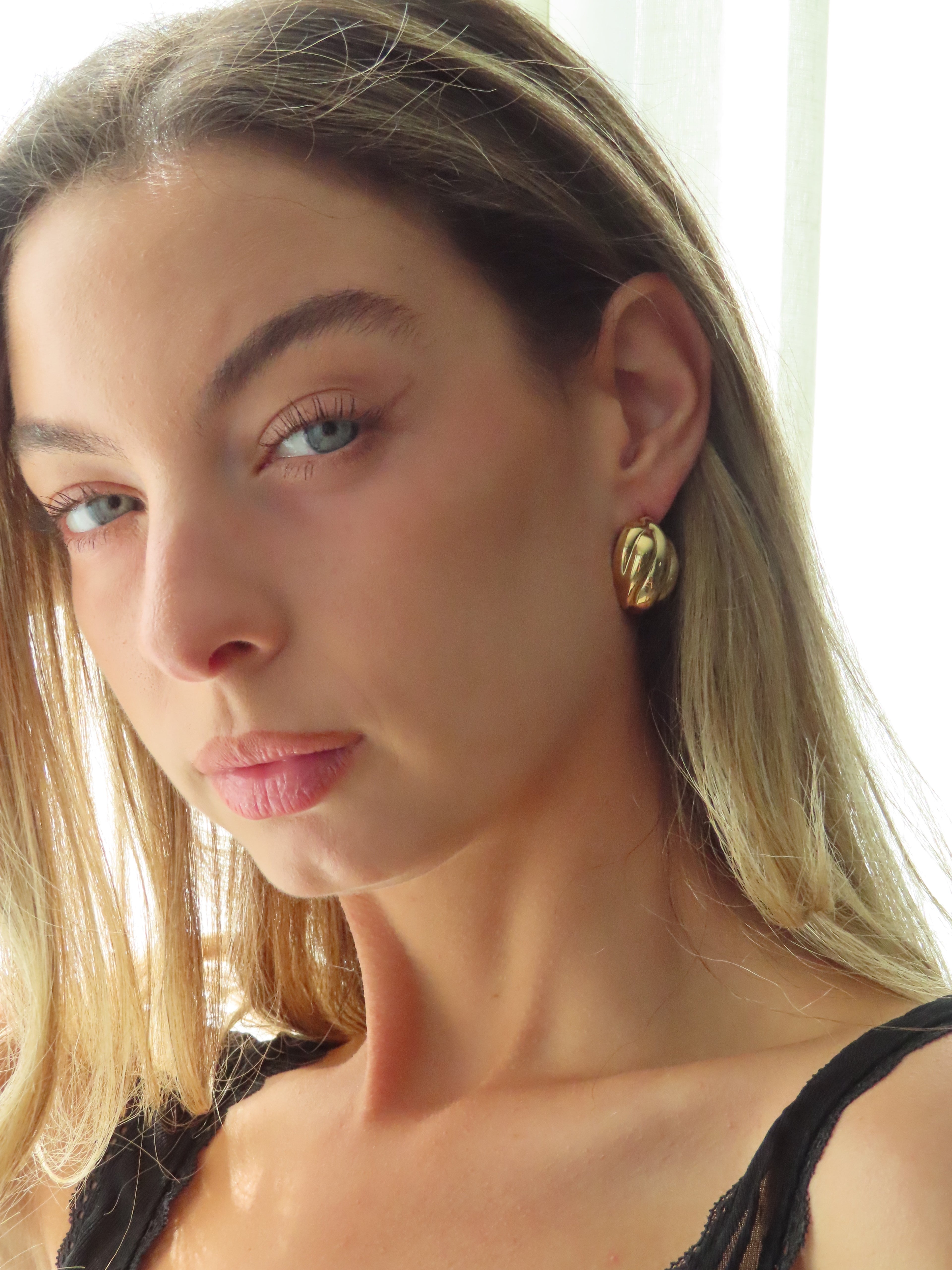 Row Earrings - Gold