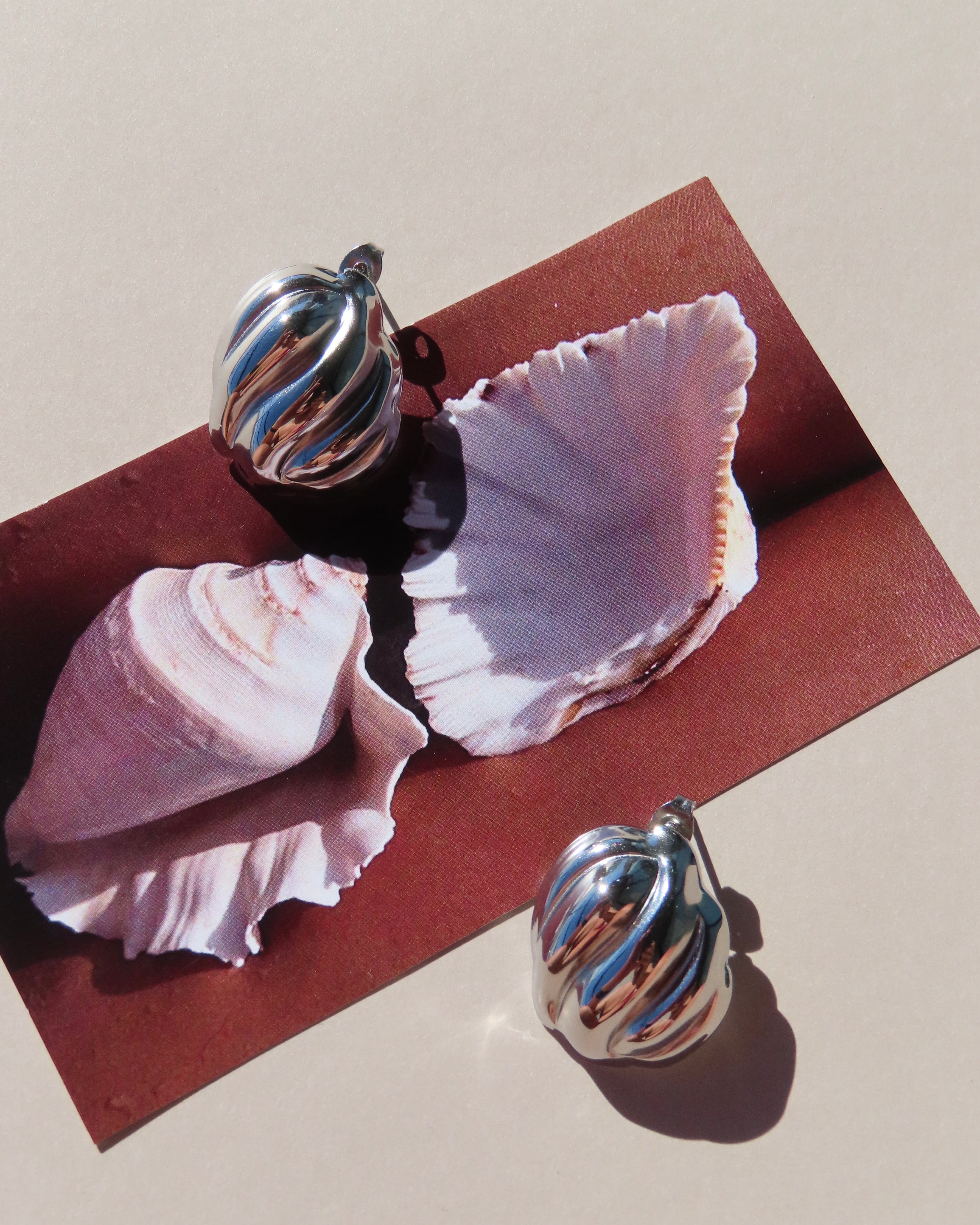 Row Earrings - Silver