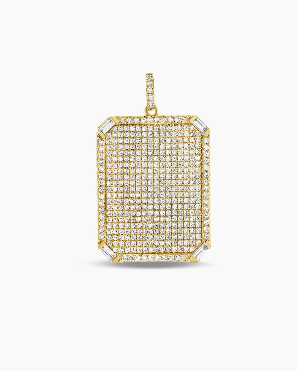 Pavé Tag Charm