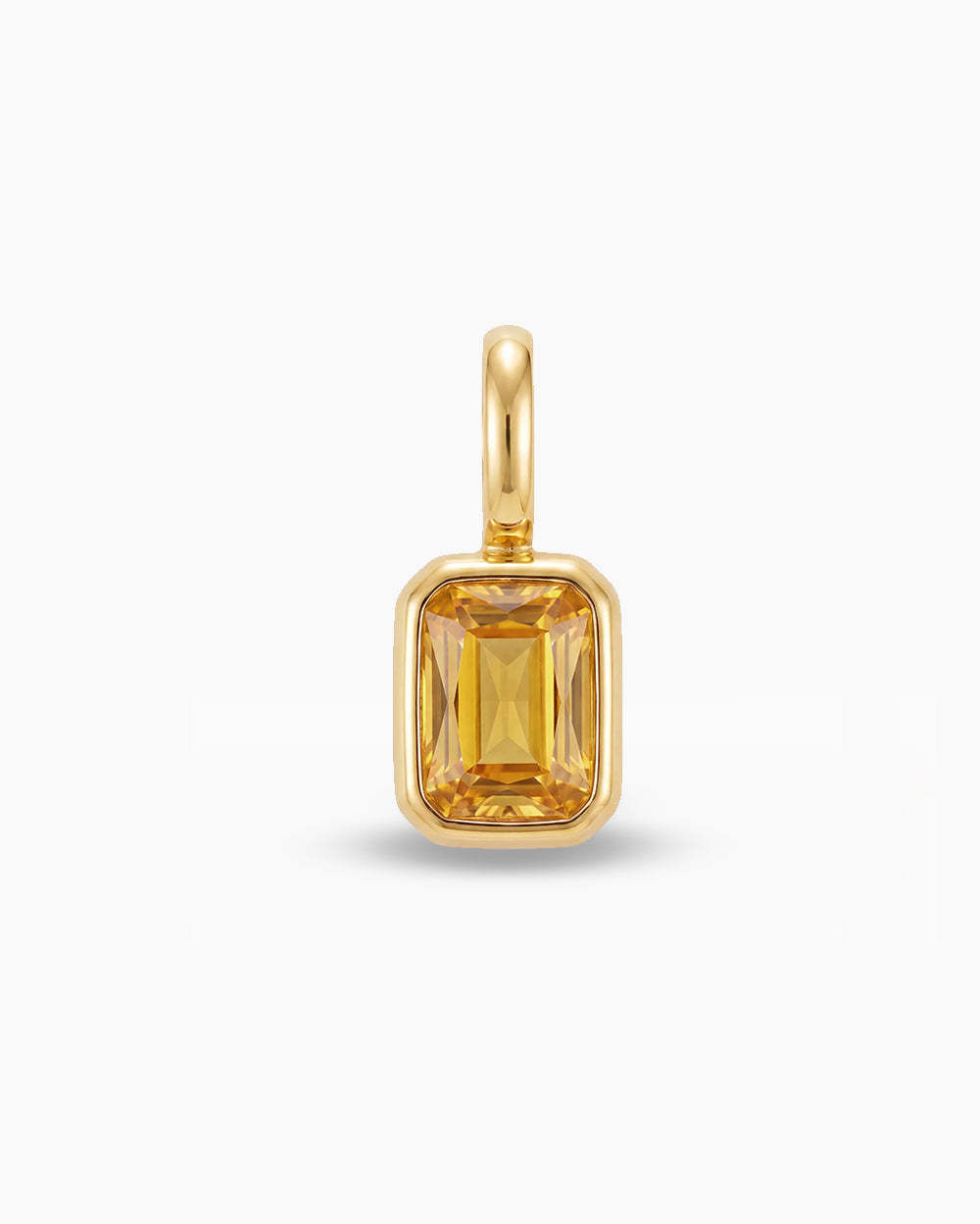 Yellow CZ Charm