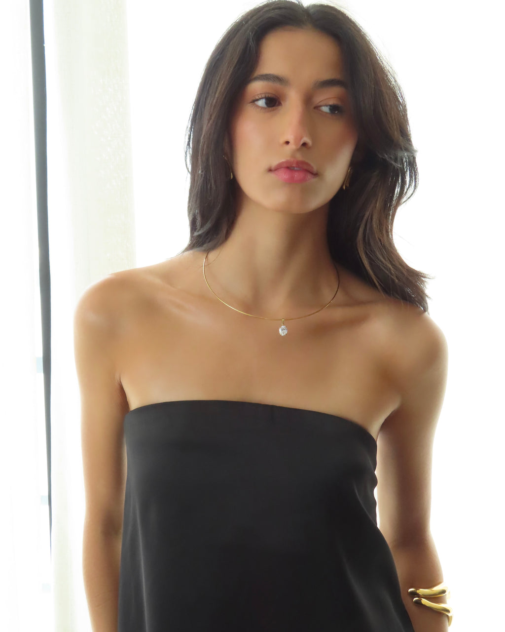 Carlyle Necklace - Oval CZ