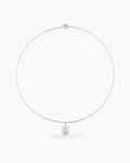 Carlyle Necklace - Oval CZ Silver