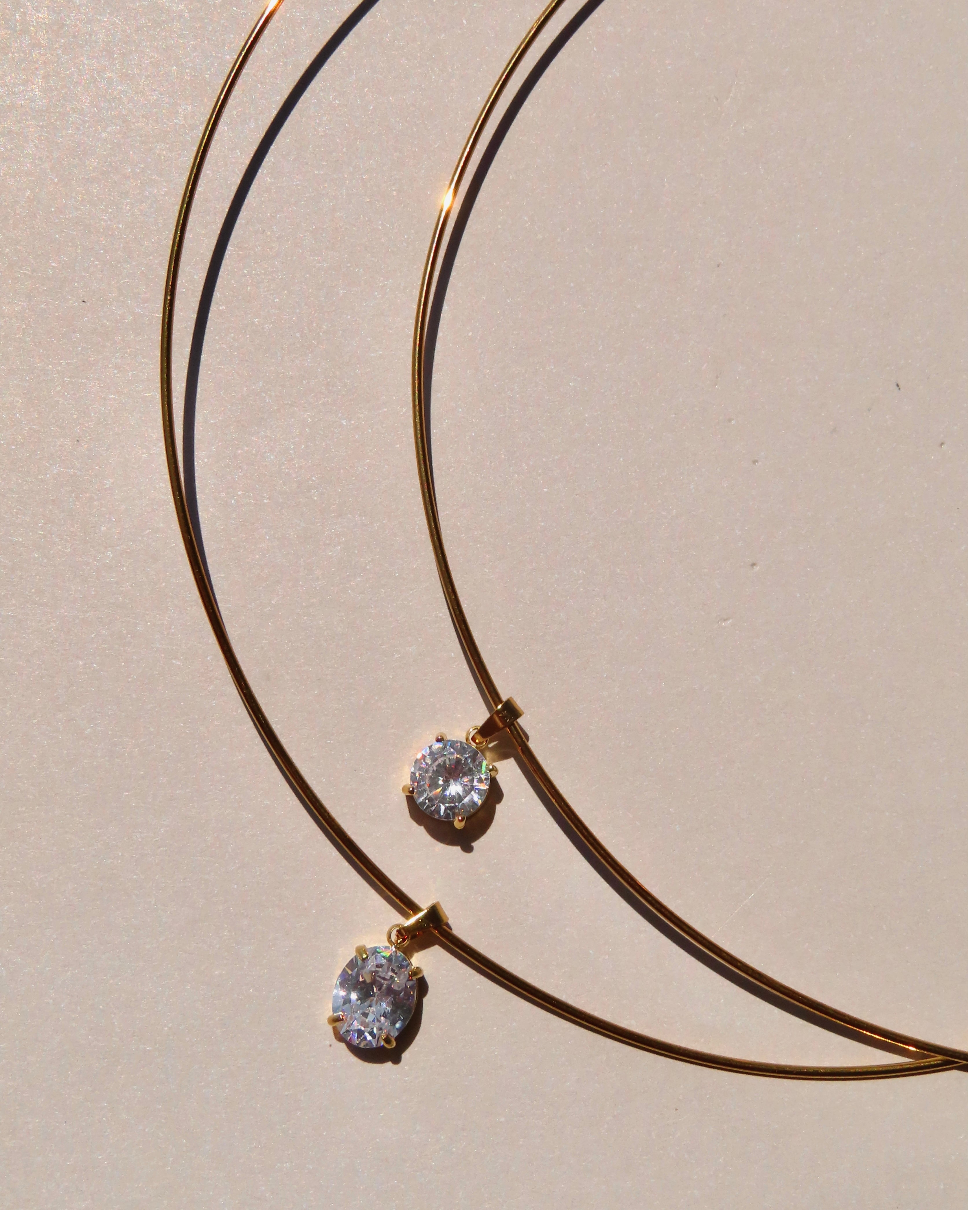 Carlyle Necklace - Round CZ