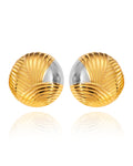 Avenue Earrings - Two Tone