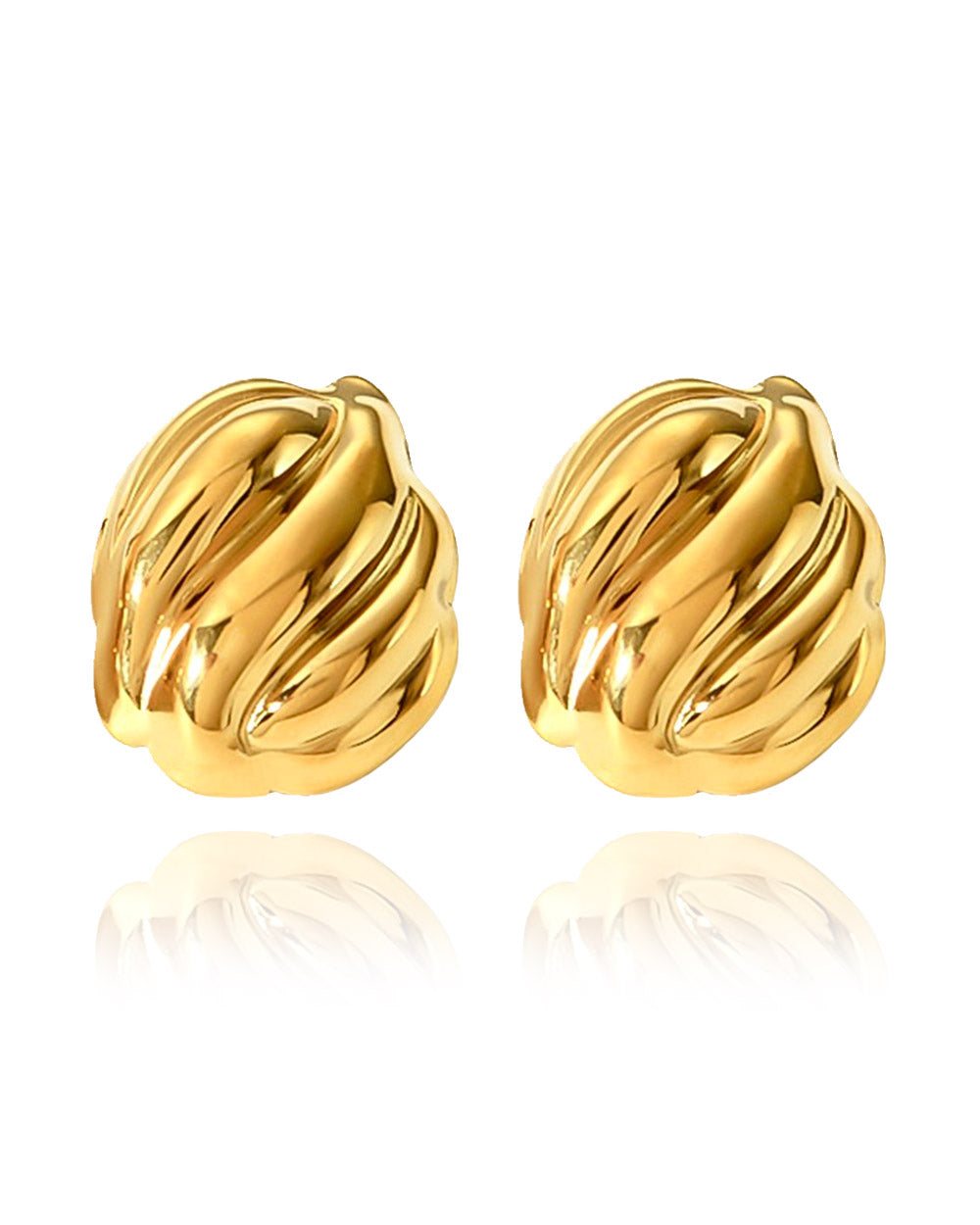 Row Earrings - Gold