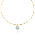 Carlyle Necklace - Round CZ (PRE-ORDER)