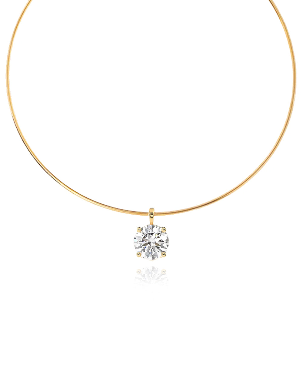 Carlyle Necklace - Round CZ
