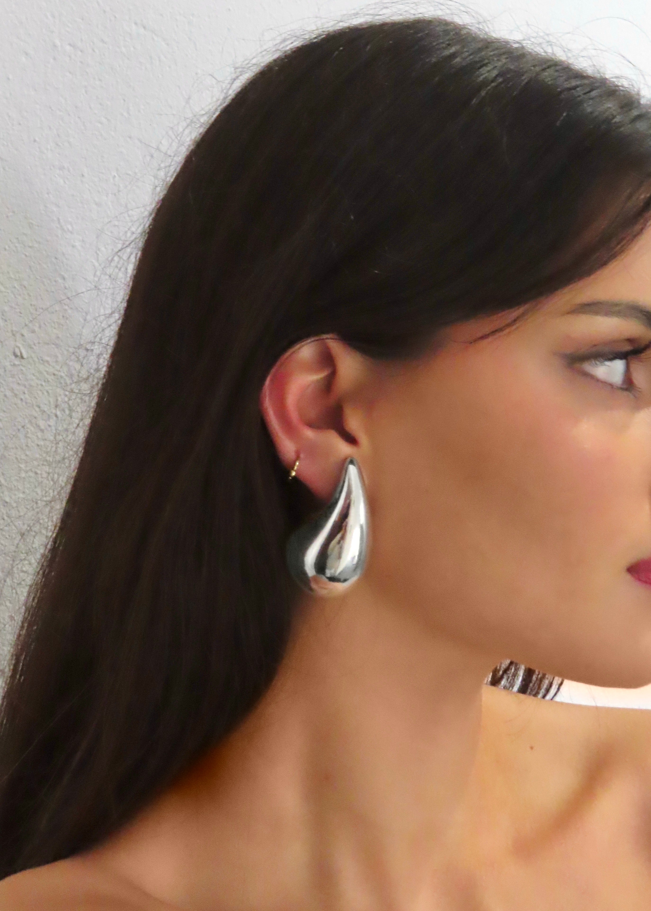 Tabbi XL Earrings - Silver