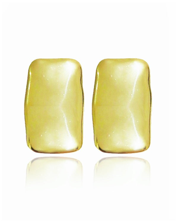 Slab Earrings - Gold