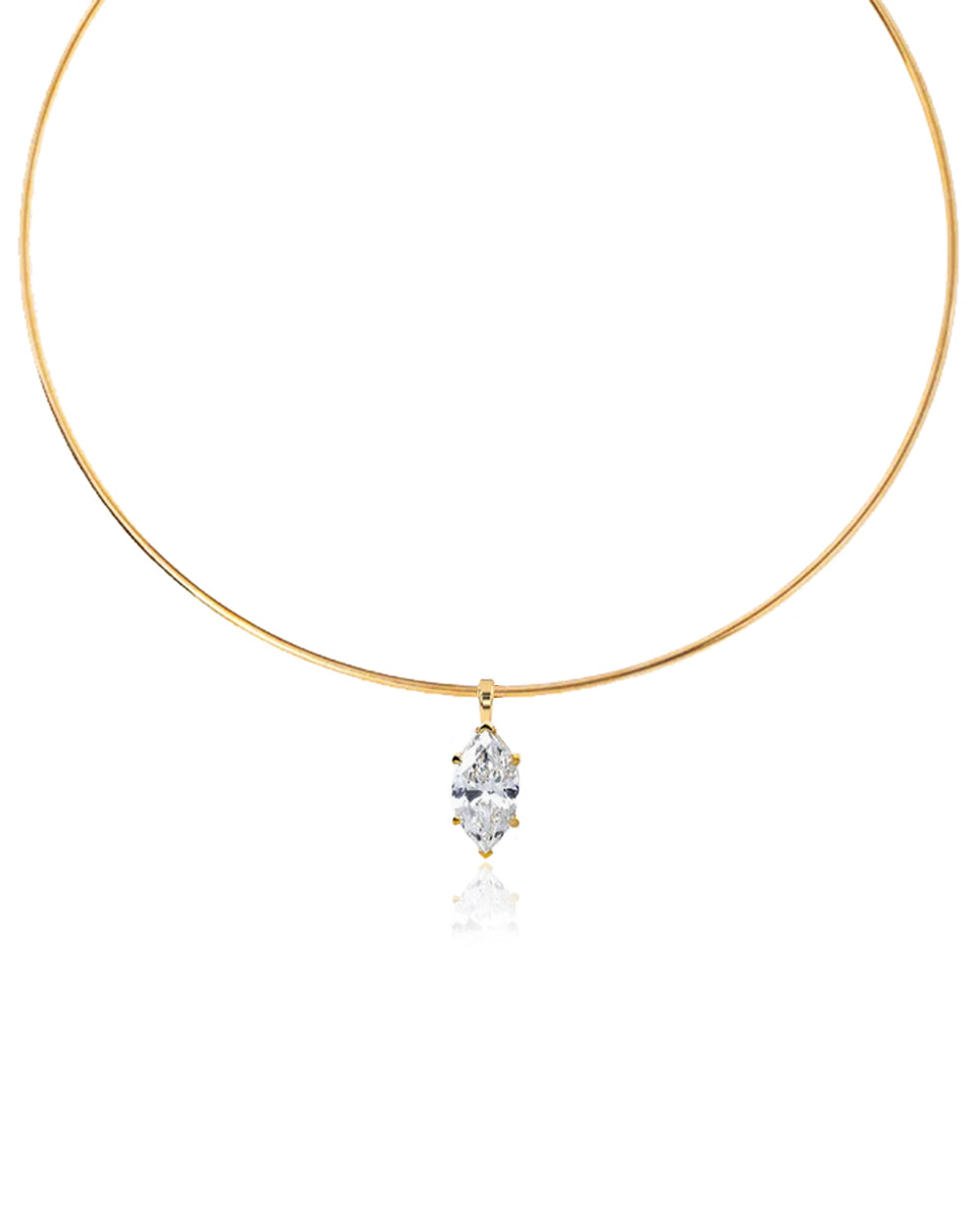 Carlyle Necklace - Marquise CZ