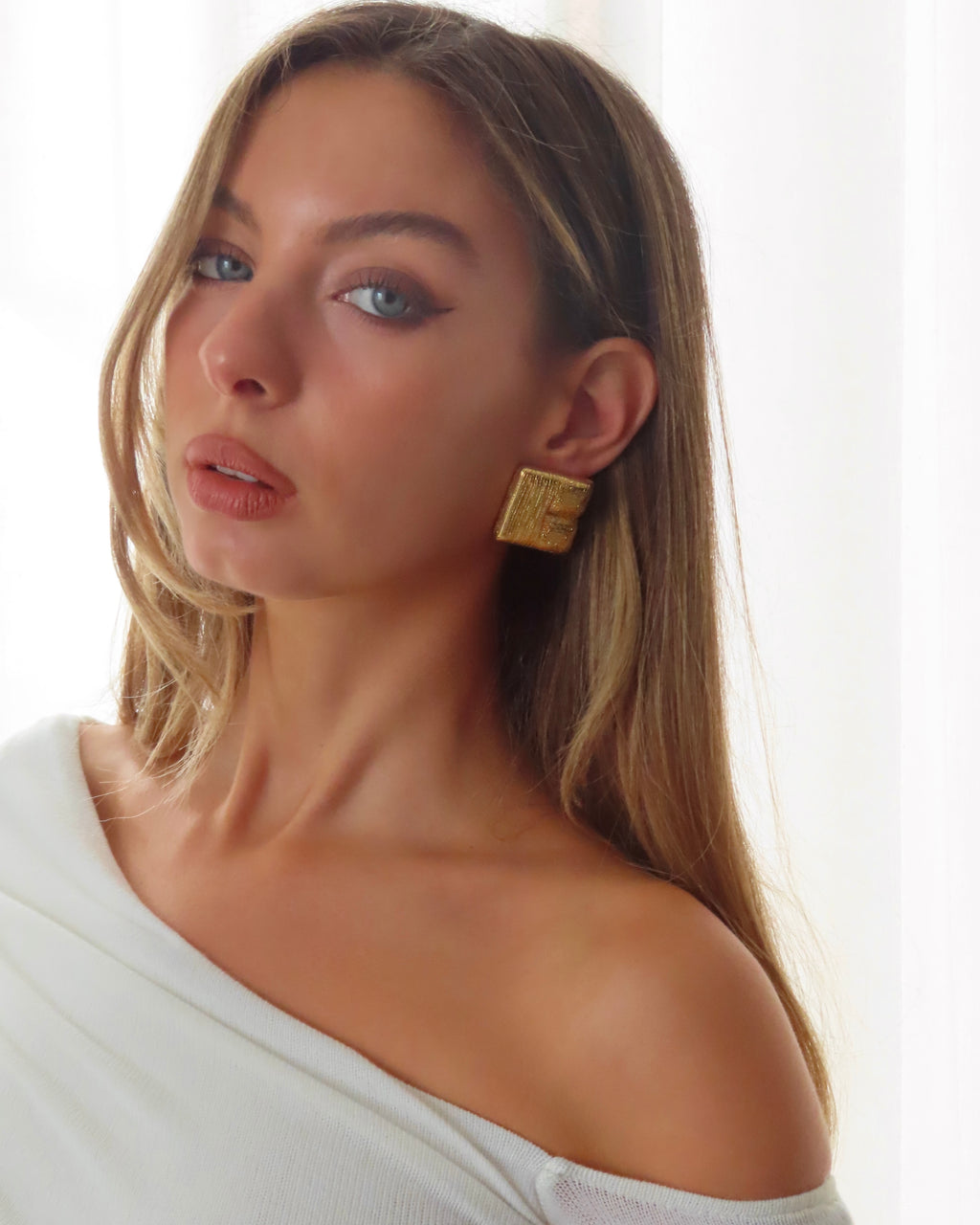Travertine Earrings