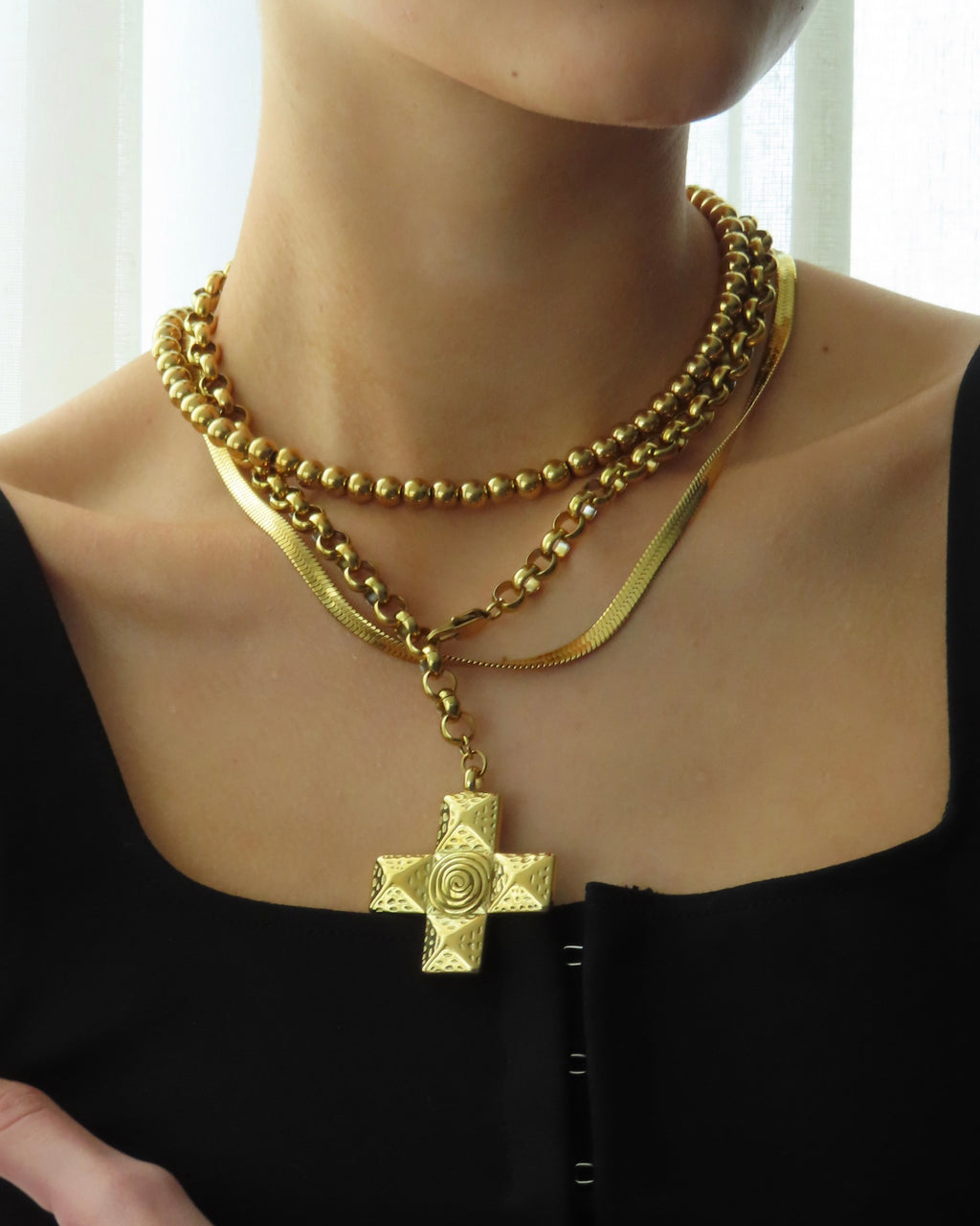 Betina Cross Necklace