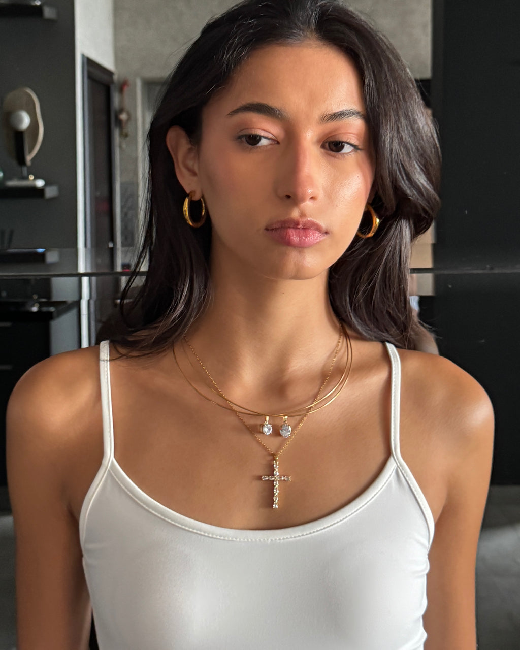 Carlyle Necklace - Round CZ