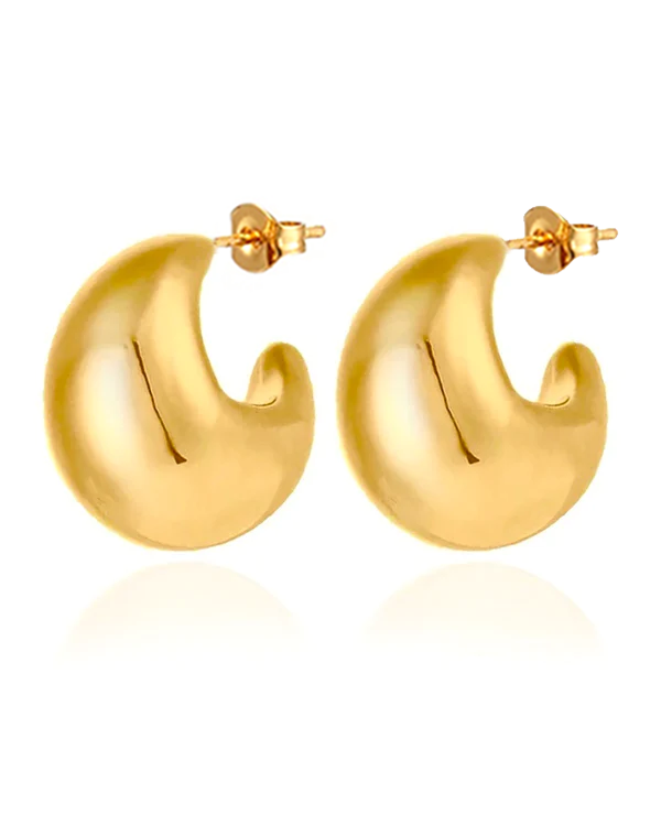 Baby Kendall Hoops - Gold