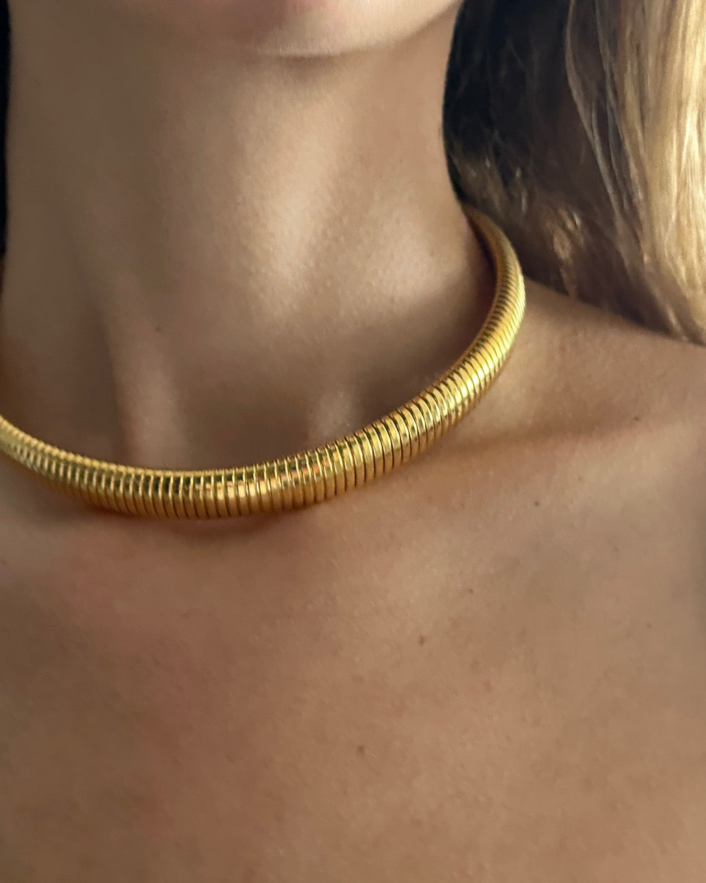 Ribbed Necklace