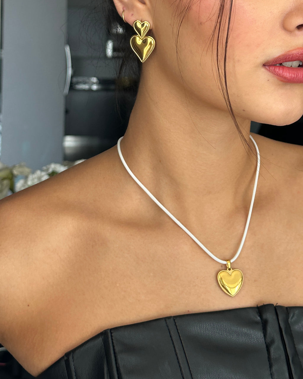 L’amour Heart Earrings