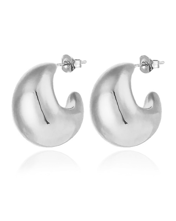 Baby Kendall Hoops - Silver