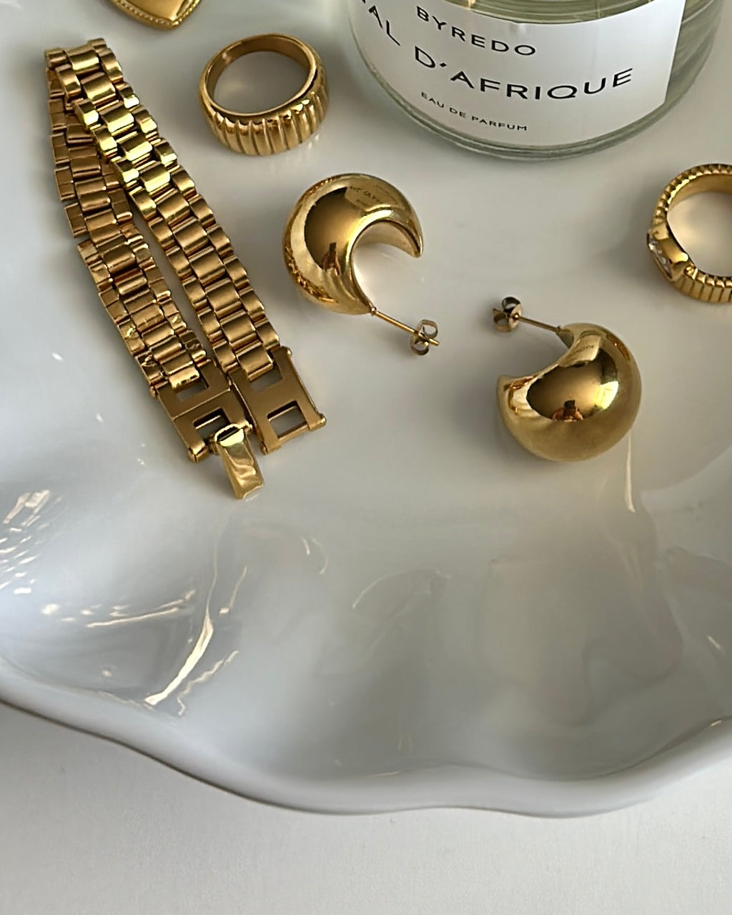 Baby Kendall Hoops - Gold