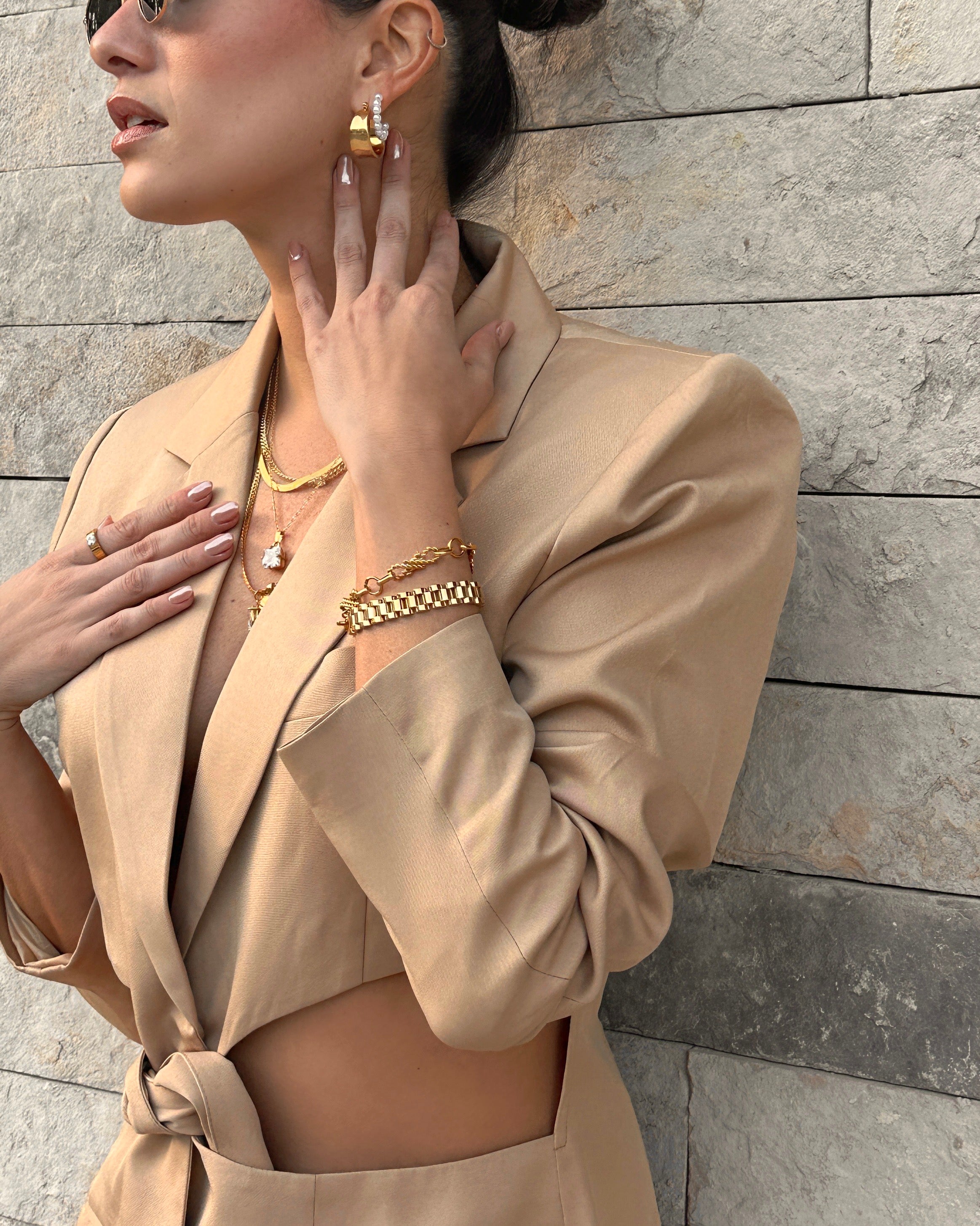 Florence Pearl Hoops