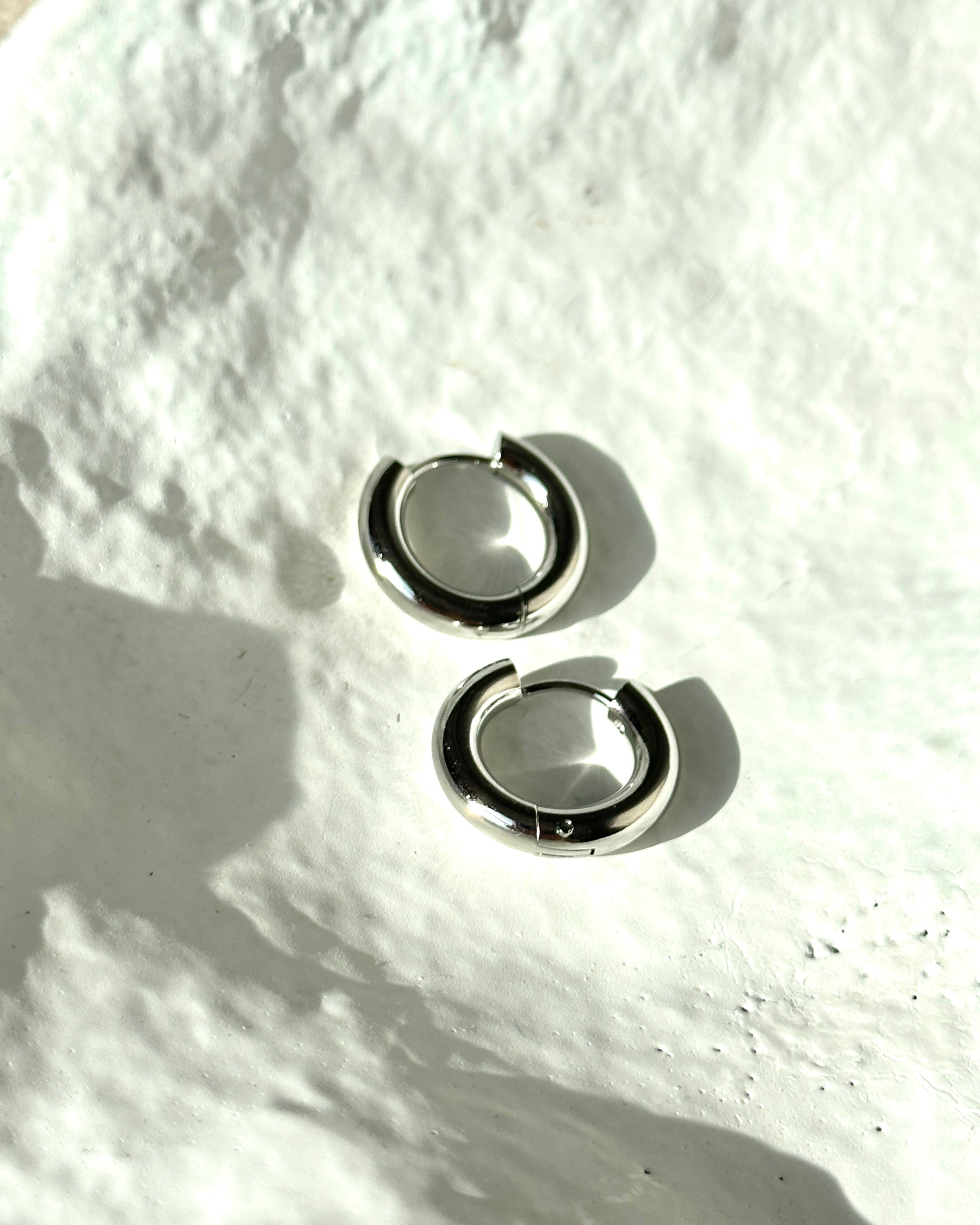 Bella Hoops - Silver