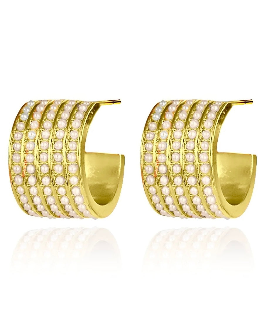 Pixie Pearl Hoops