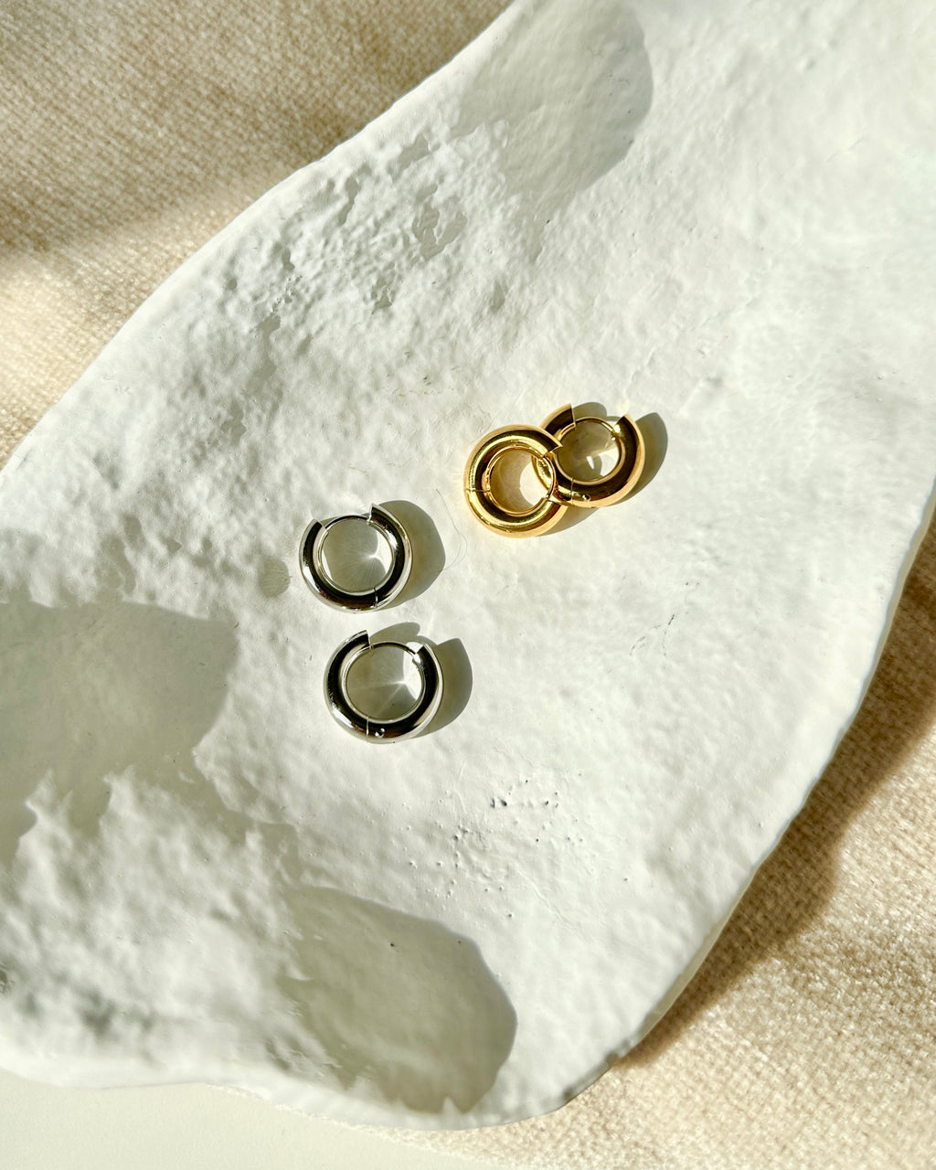 Bella Hoops - Silver