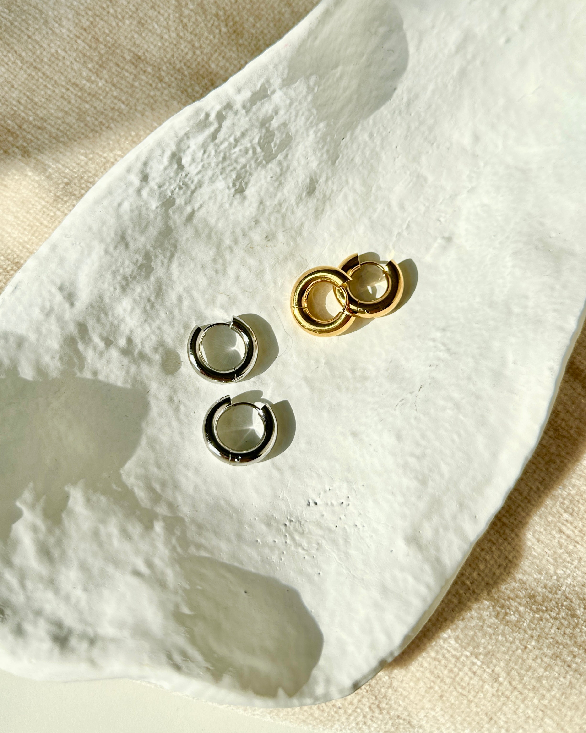 Bella Hoops - Silver