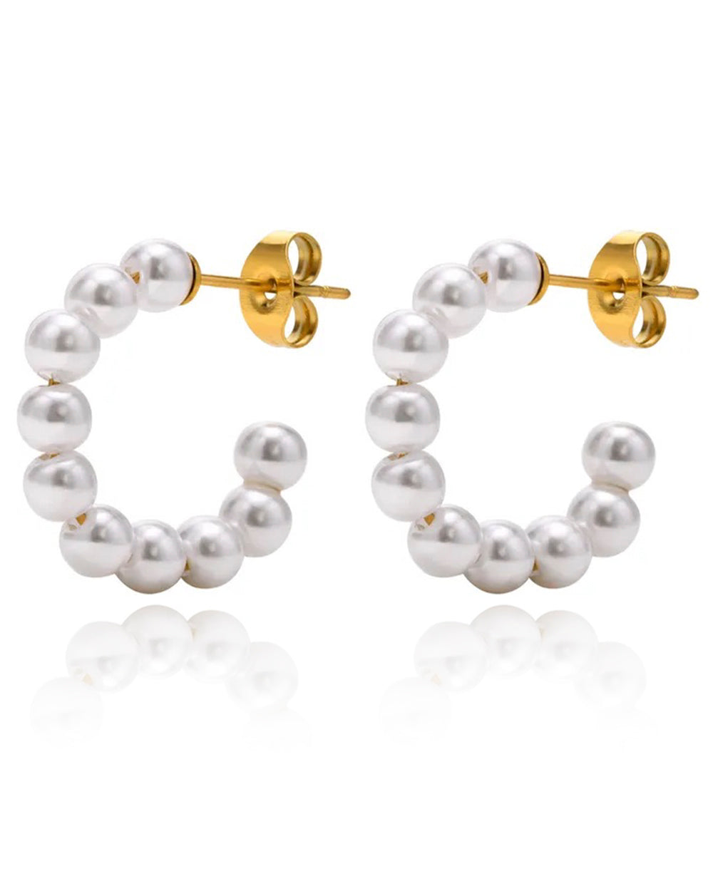 Florence Pearl Hoops