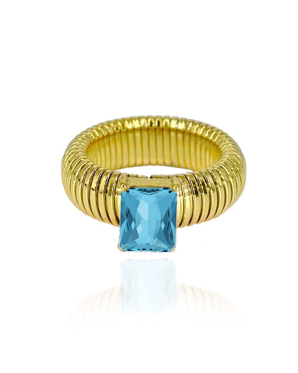 Marion CZ Ring - Blue