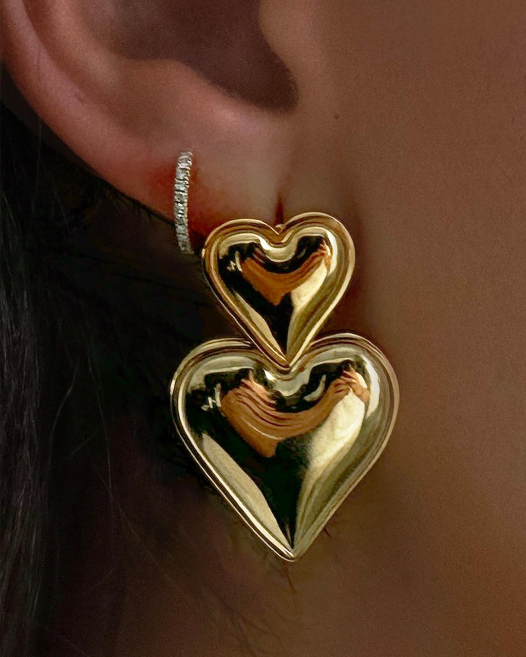 L’amour Heart Earrings