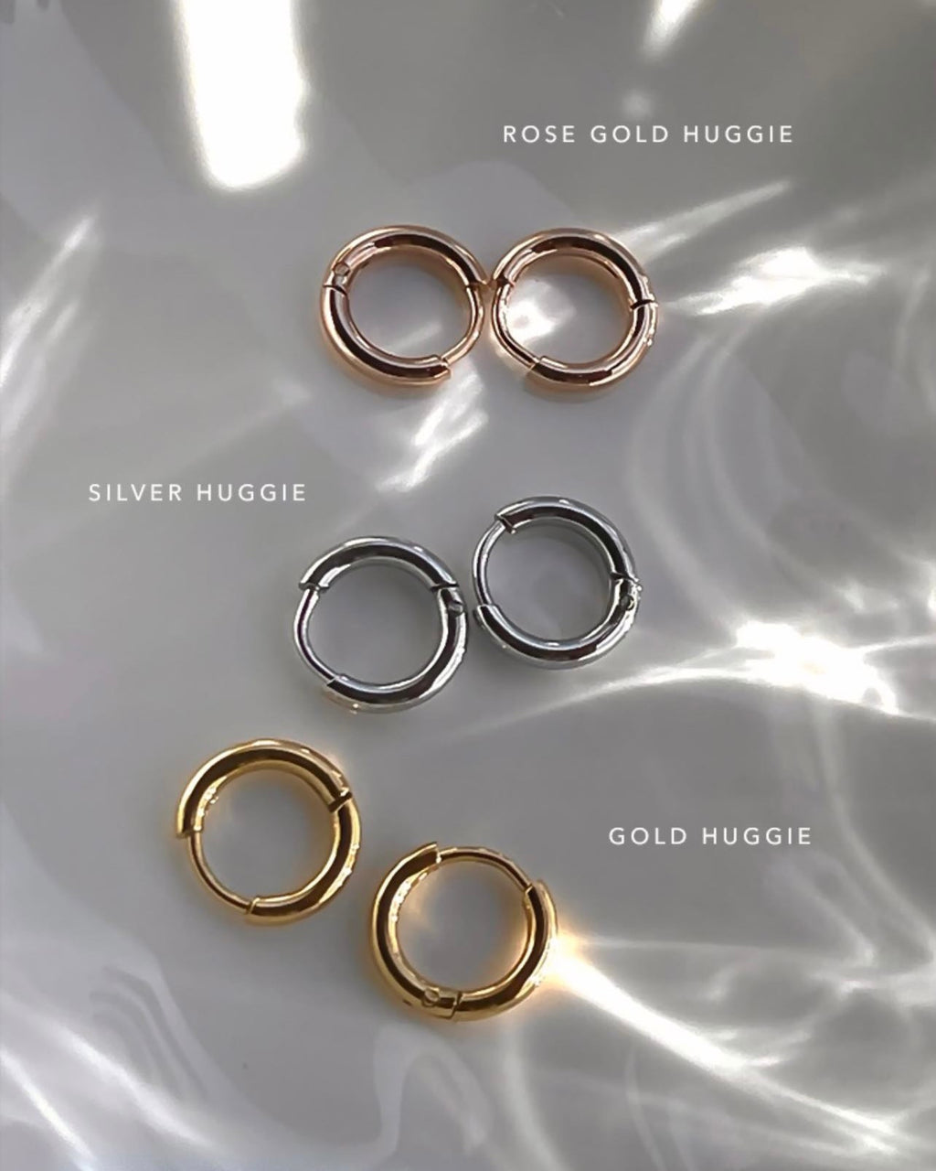 Classic Huggie - Rose Gold