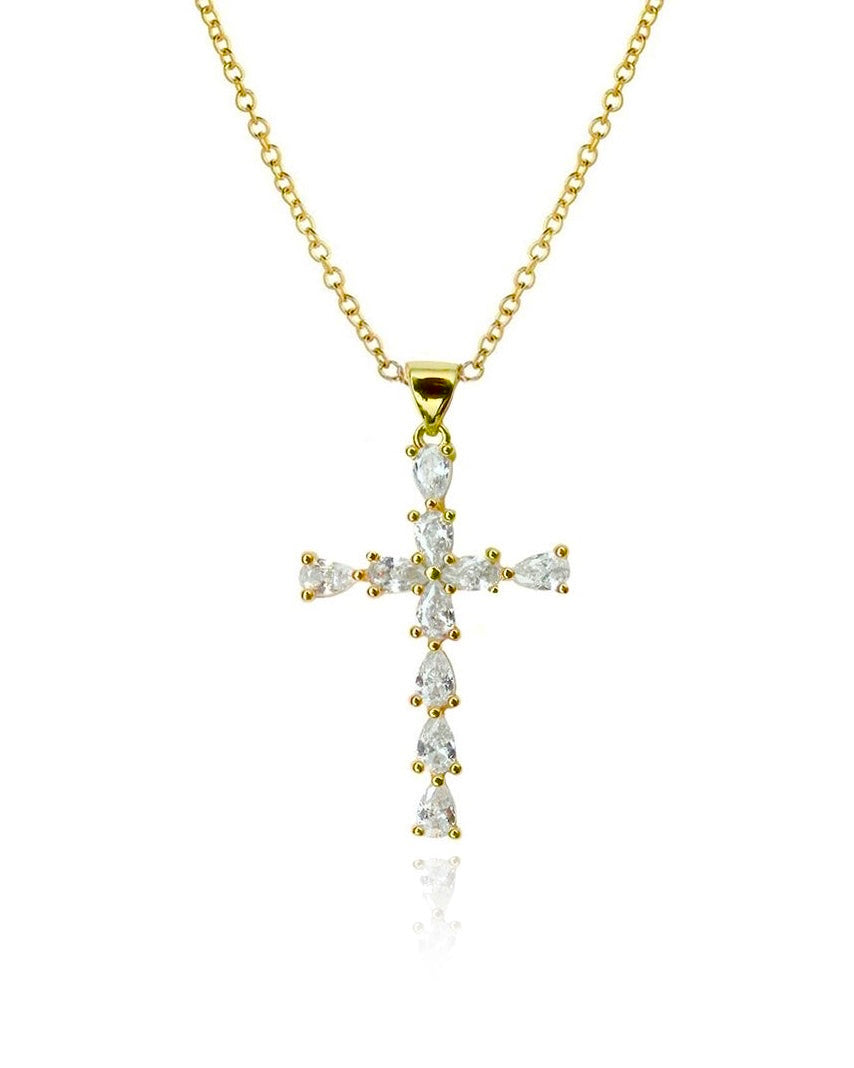 Ava Cross Necklace ACID ROSE JEWELRY