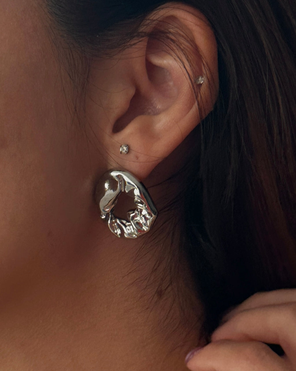 Josephine Earrings - Silver