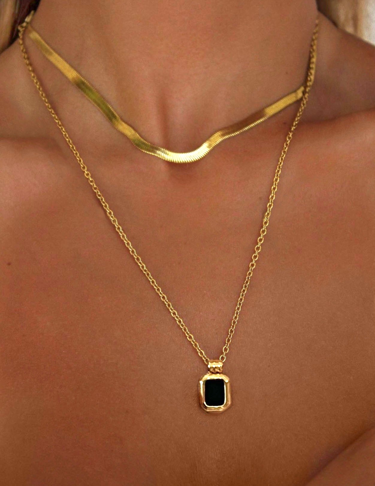 Herringbone Necklace ACID ROSE JEWELRY